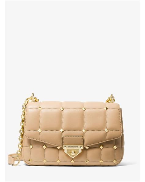 michael kors quilted bags|michael kors soho studded bag.